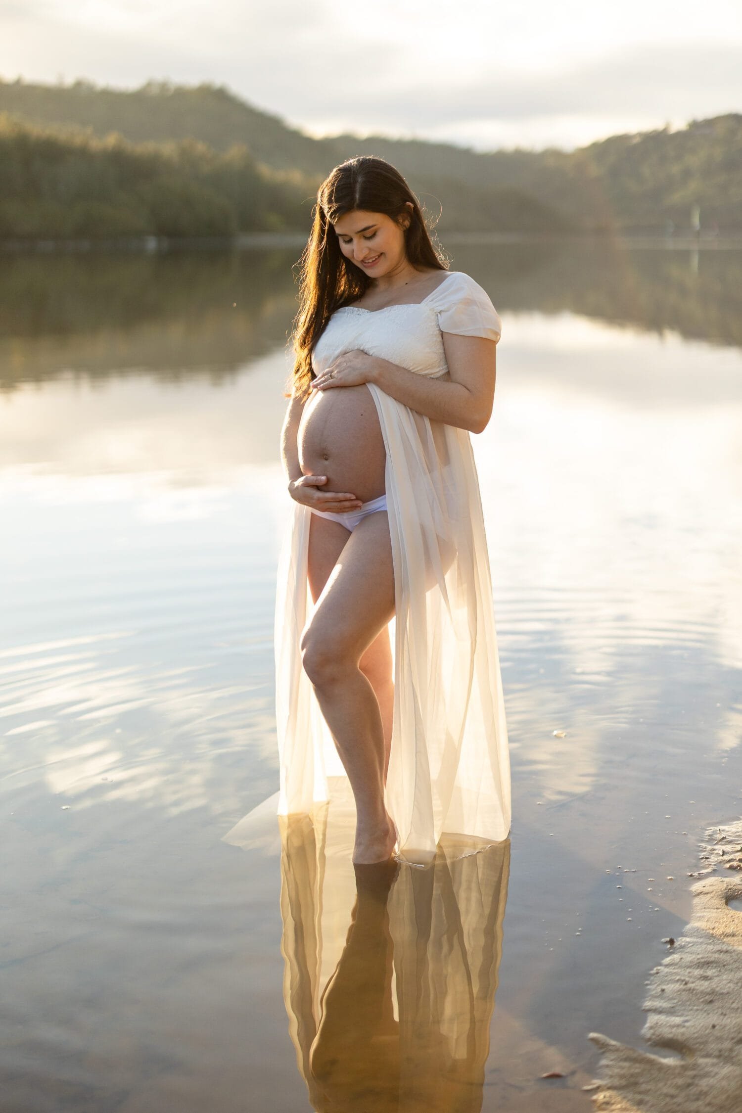 outdoor maternity photo shoot Sutherland Shire