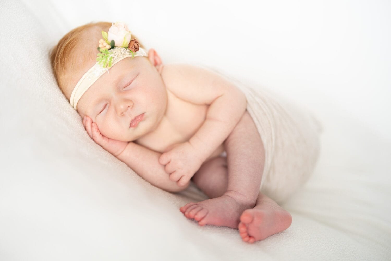 Newborn baby asleep